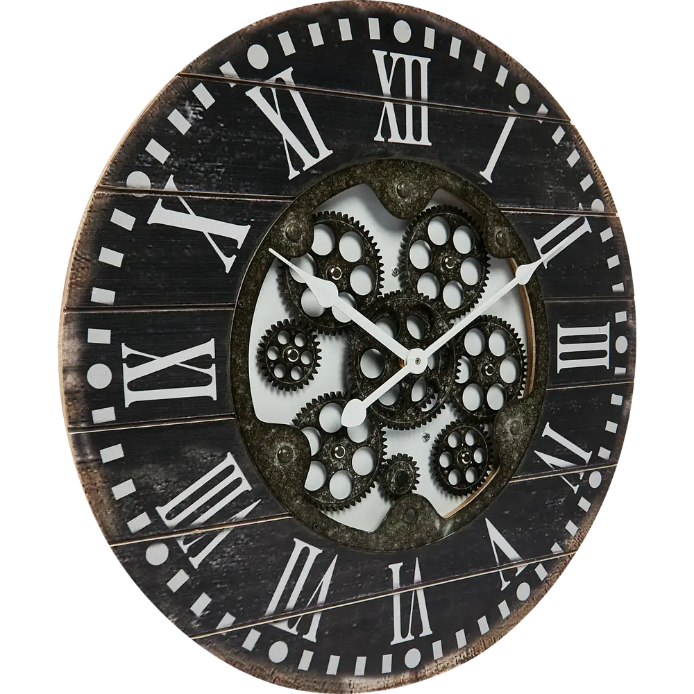 Часы настенные Dream River Шестеренки GH60678 круглые МДФ цвет черный бесшумные ø45 Осень STLM-2167415 - Вид №2