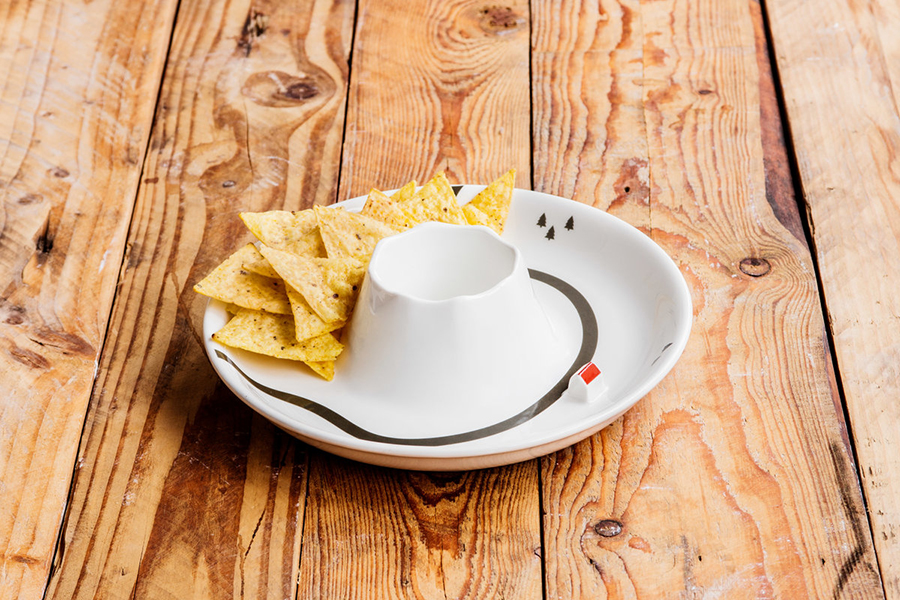 SK BOWLVOLCANO1 Миска для снеков volcano Suck UK  - Вид №5