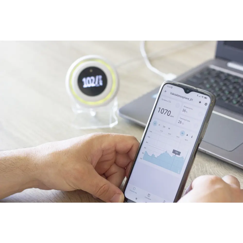 Умный монитор воздуха Vakio Atmosphere с управлением климатом 88718307 STLM-1119858 - Вид №6
