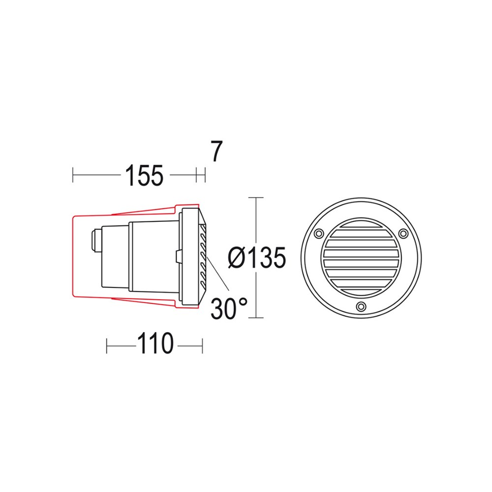 Spia Grid 135 Ghidini Spia Grid .05 Темно-Cерый (Матовый)  - Вид №1
