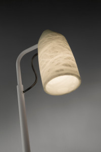 Напольная лампа из алебастра