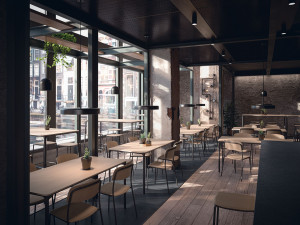 Стальной стул