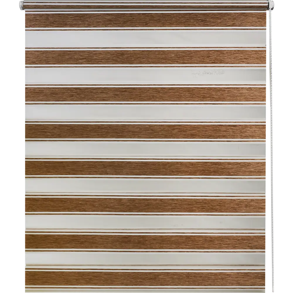 Штора рулонная день-ночь Дэли 80x160 см коричневая MIAMOZA STLM-2141201