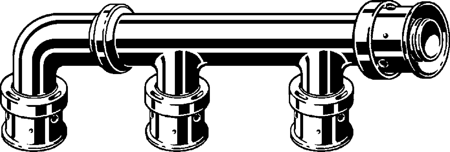 610 111 Модель 4733 Трубопроводные системы  Pexfit Pro  Коллекторы Santreyd  - Вид №1