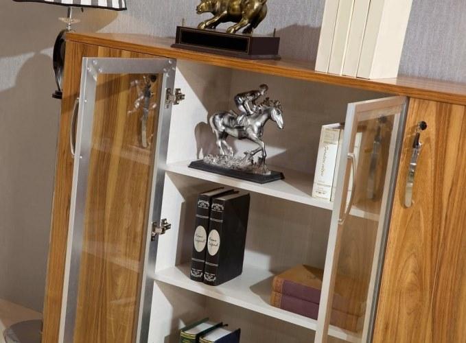 Arrediorg.it® Офисный шкаф из дерева с распашными дверцами Evolutio D206  - Вид №1