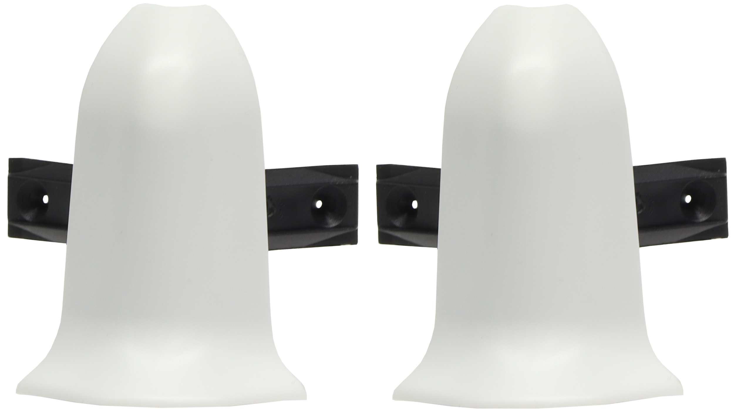 83411515 Угол для плинтуса наружный белый 55 мм 2 шт. STLM-0041114 ARTENS 