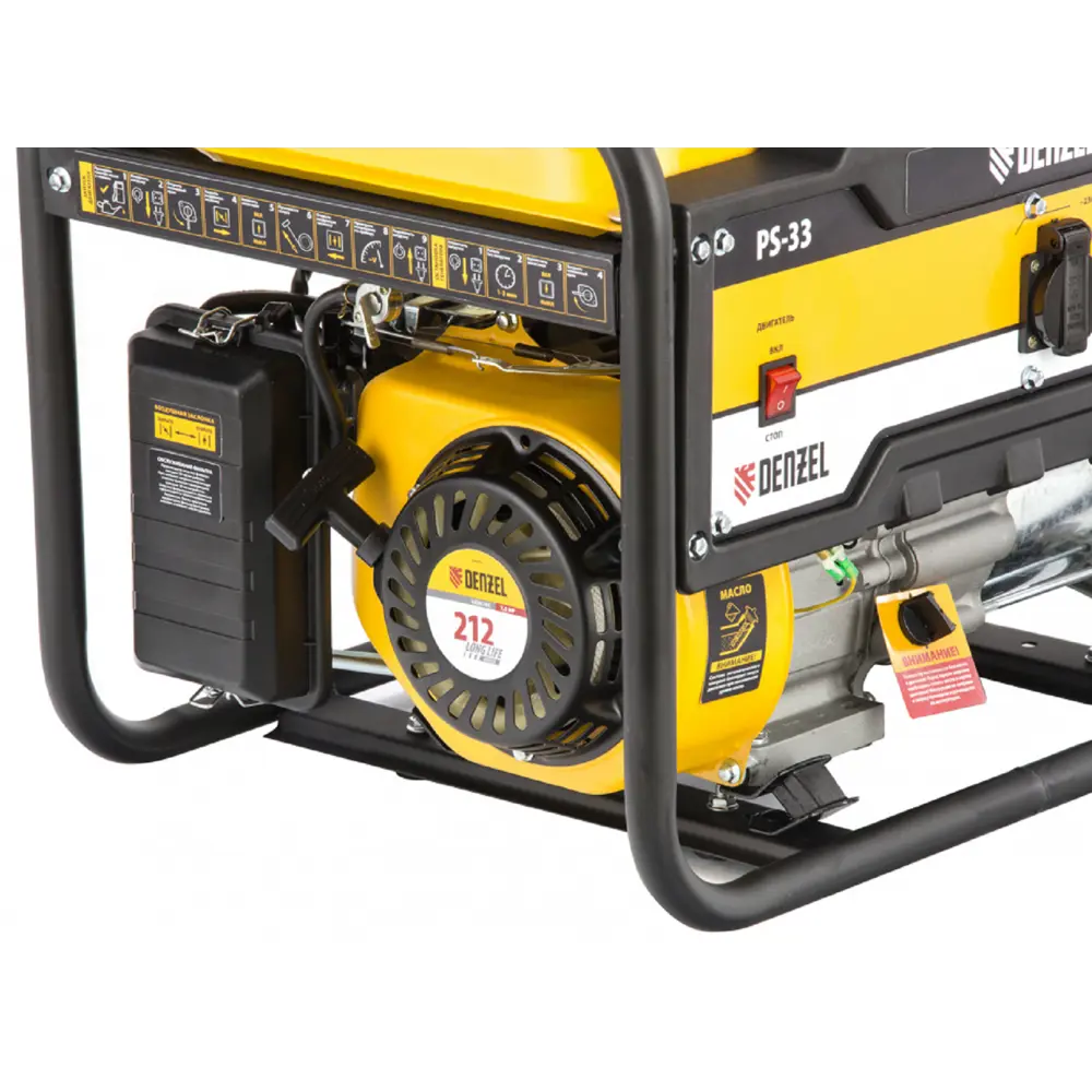 Генератор бензиновый Denzel PS-33 3.3 кВт STLM-2167445 - Вид №5