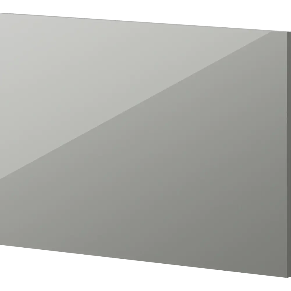 Фасад кухонный DELINIA ID Аша грей 39.7×38.1 см глянцевый 85036550 STLM-0879112
