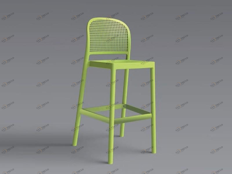 GABER Табурет из технополимера со спинкой Panama sun-id-1404405