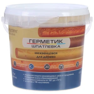 Герметик-шпатлевка для дерева шовный межвенцовый Eurotex Exclusive цвет дуб 1.3 кг