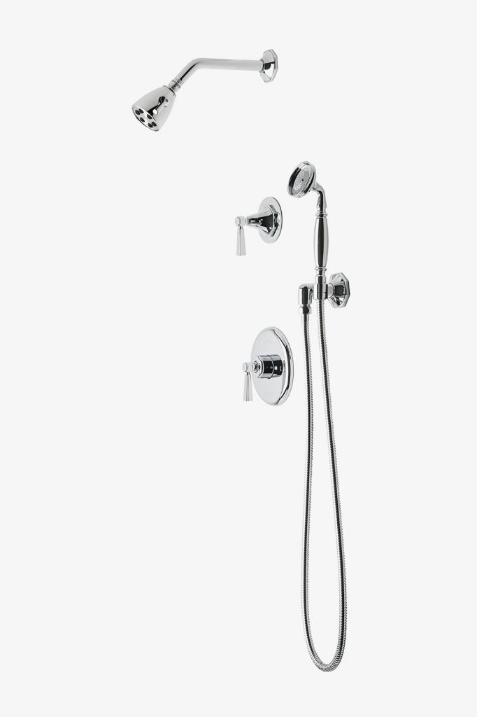 RDSP10 Душевая кабина Roadster с балансировкой давления с головкой 2 3/4 дюйма, ручным душем и переключающей ручкой Waterworks 