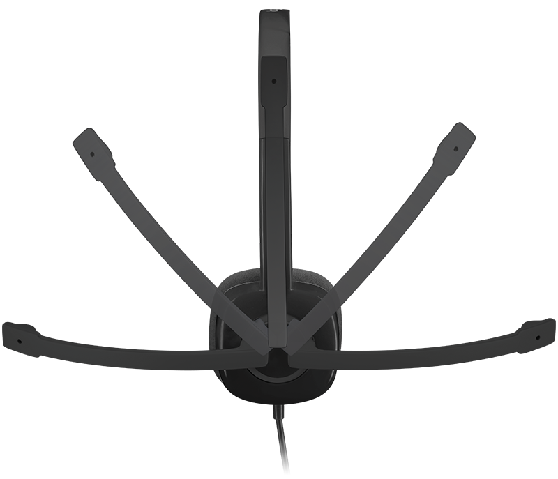 981-000589 headset h151 stereo black Logitech Santreyd  - Вид №3