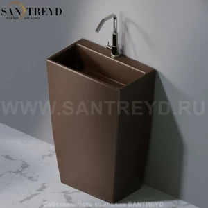 L115107 Напольная раковина стоящая прямоугольная A. e T. Italia Tower