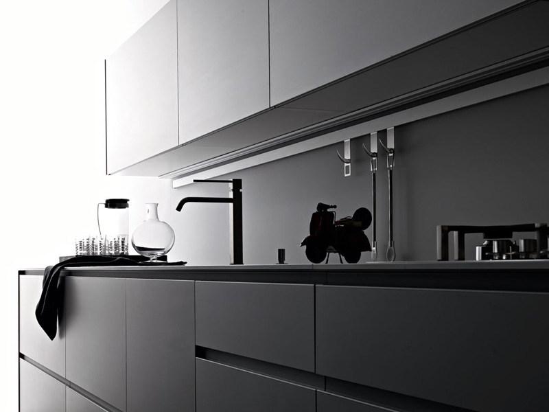 VALCUCINE Кухня из алюминия, окрашенного в белый цвет Riciclantica sun-id-1430428 - Вид №4