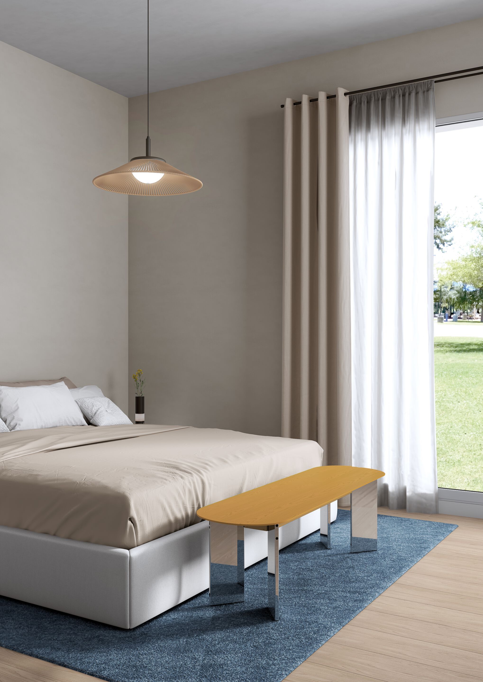 Алюминиевая скамья Systemtronic Croma ARCH-00073299 - Вид №1