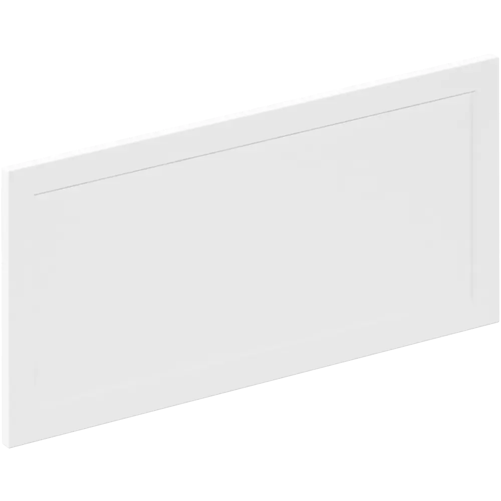 Фасад кухонный DELINIA ID Ньюпорт 80x38 см матовый белый с филенкой 82010387 STLM-0863928 - Вид №1