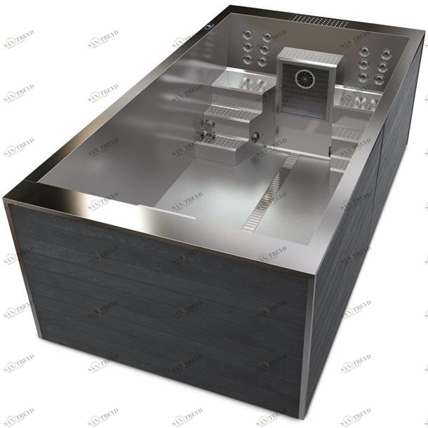 Gruppo Geromin Минибассейн с противотоком Inoxline sun-id-1453776