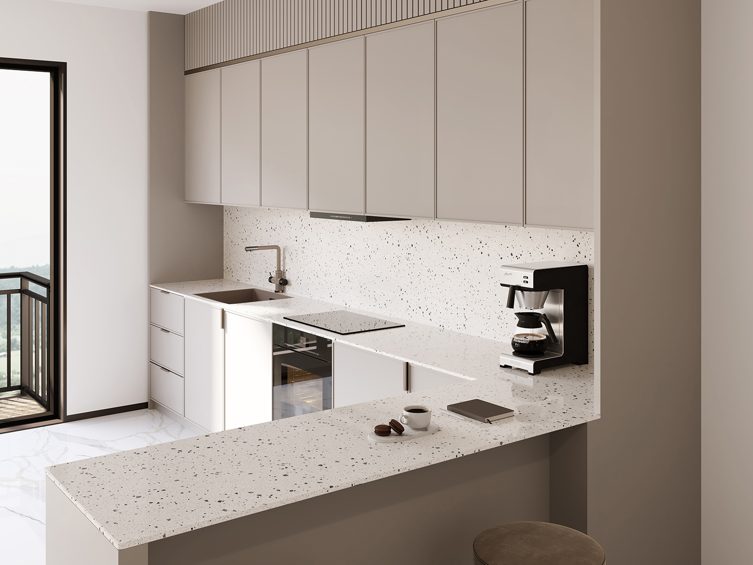 Бесконечная элегантность: керамический слэб STAROTECH STP-ST165 INCOLOR Double Polished - Вид №4