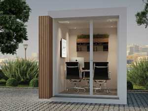 Сборная конструкция из армированного волокном бетона