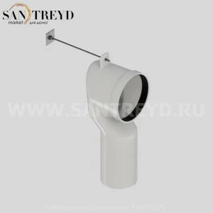 900102 Труба для выпуска в пол, белая Kerasan ACCESSORIES Италия