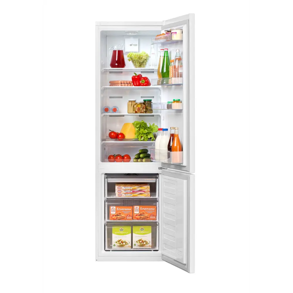 Холодильник двухкамерный Beko RCNK310KC0W 184x60x54см 1 компрессор цвет белый STLM-2023301 - Вид №1