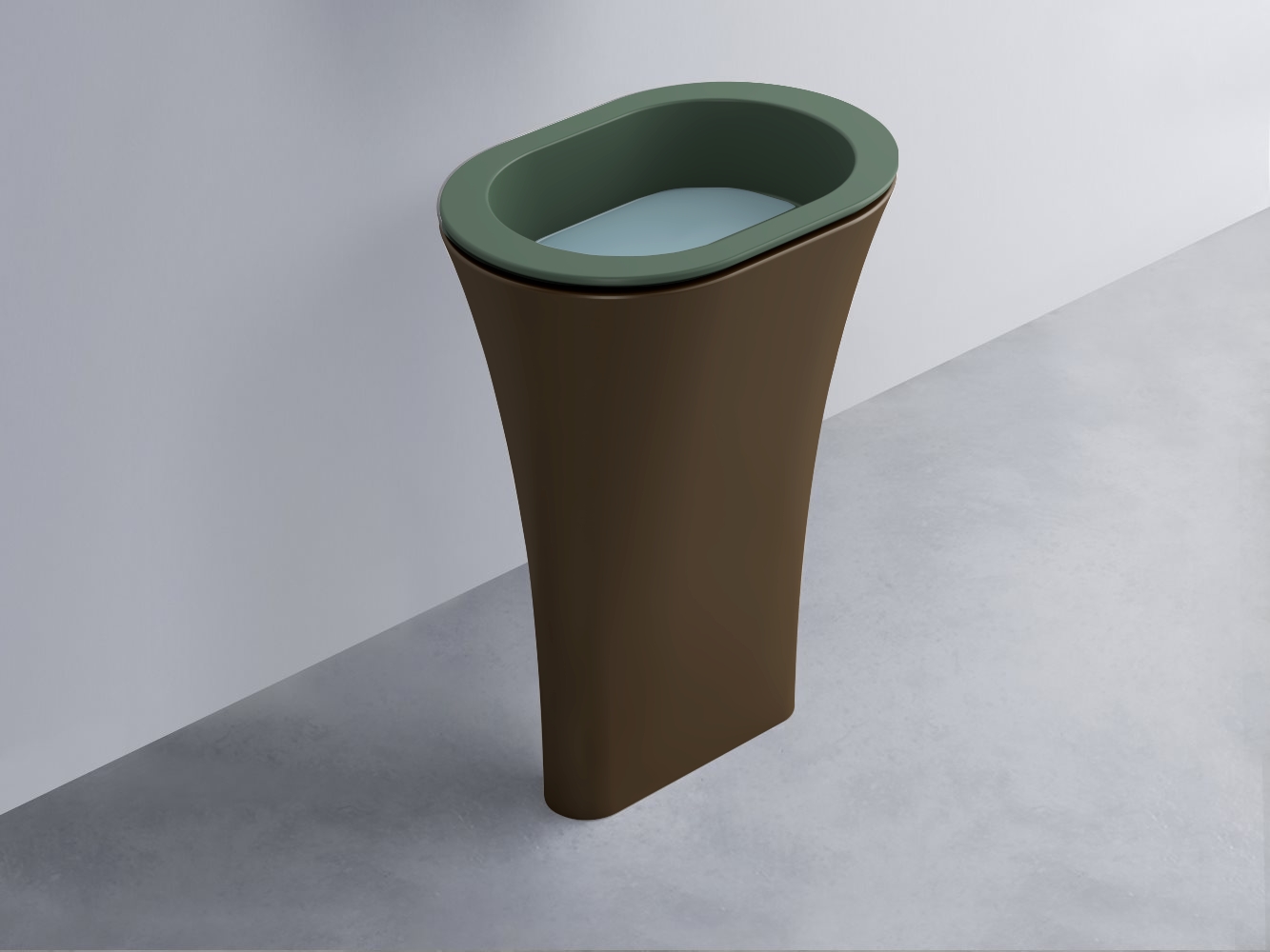 AMLA65-MU+AMPILO-PL+AMCOLO-CA Раковина Amedeo Ovale отдельностоящая cielo Enjoy + Amedeo Ceramica Cielo