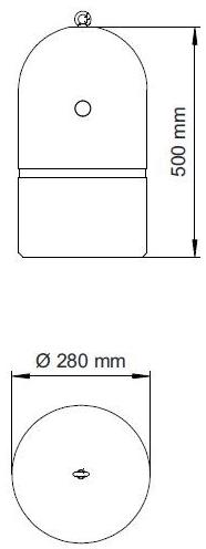 ENCHO ENCHEV - ETE Фиксированный цилиндрический бетонный столбик для цепей sun-id-1364233 - Вид №6