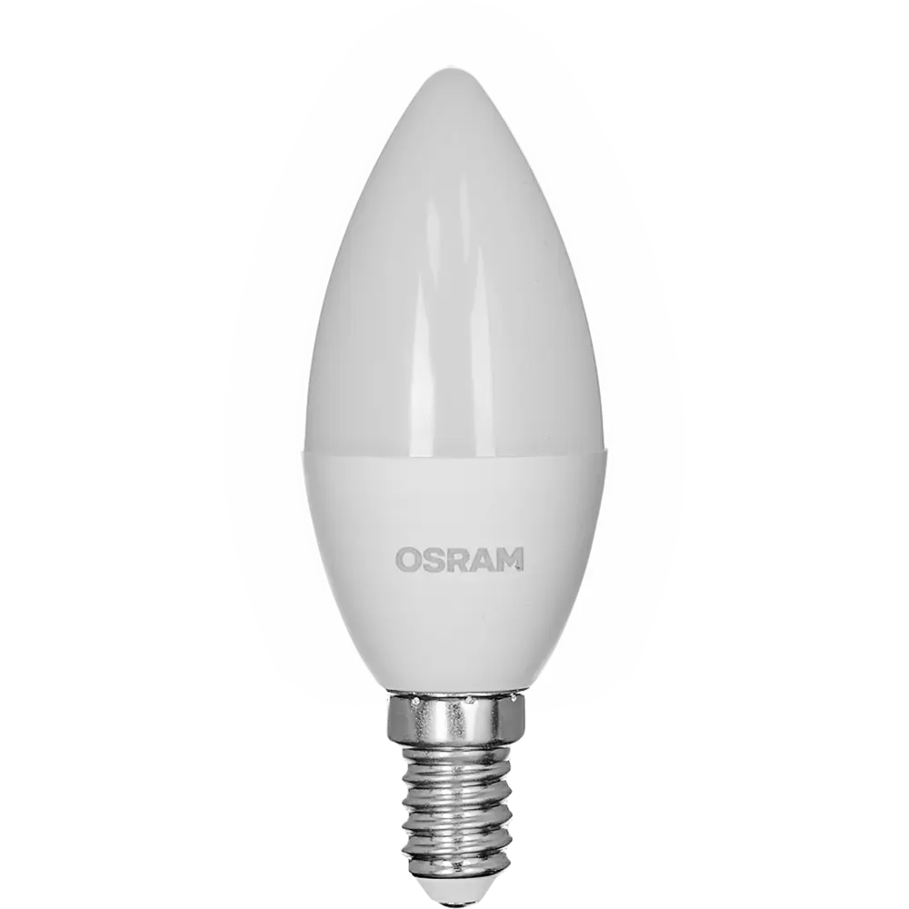Лампа светодиодная Osram свеча 5Вт 470Лм E14 холодный белый свет 85100544 STLM-2190313  - Вид №1