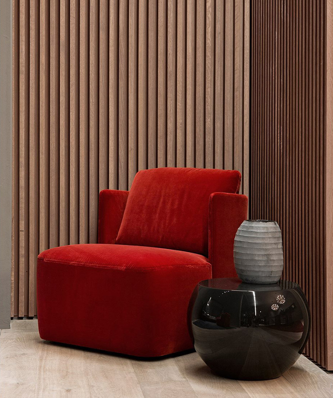 Кресло  MERIDIANI KEETON FIT poltroncina Live