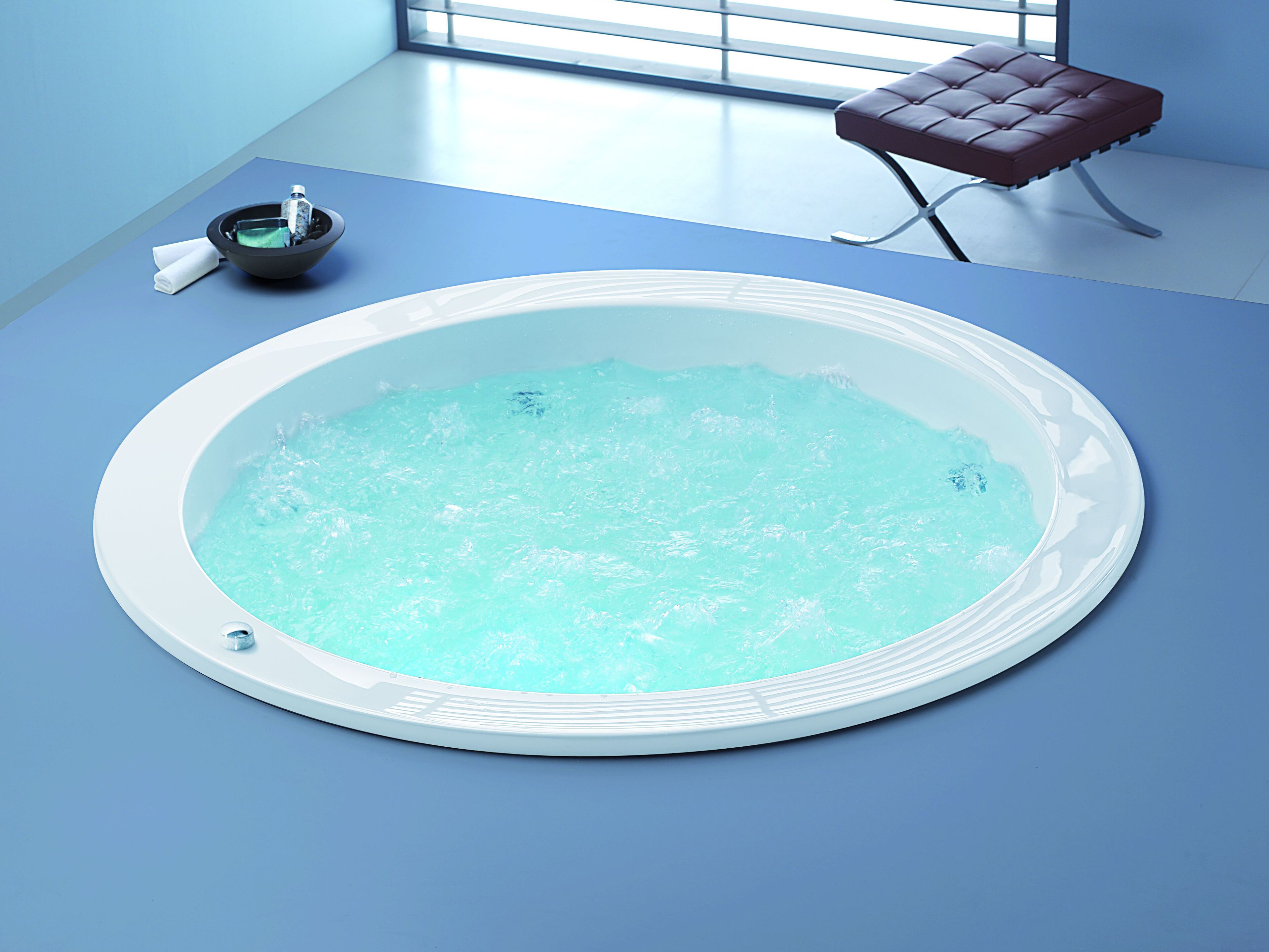Утопленная акриловая круглая ванна с гидромассажем HOESCH Dreamscape ARCH-00022471 - Вид №1
