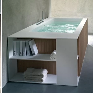 Ванна напольная с гидромассажем и панелями Veer 220 см