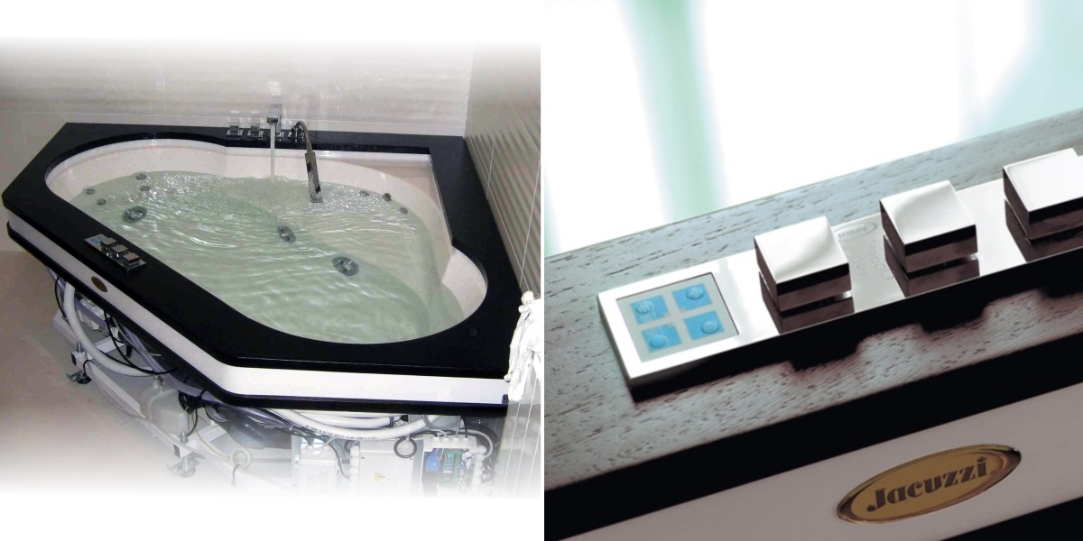 Ванна встроенная с гидромассажем "BASE" Aura Corner 160 9H43-472 Jacuzzi 9H43472 - Вид №2