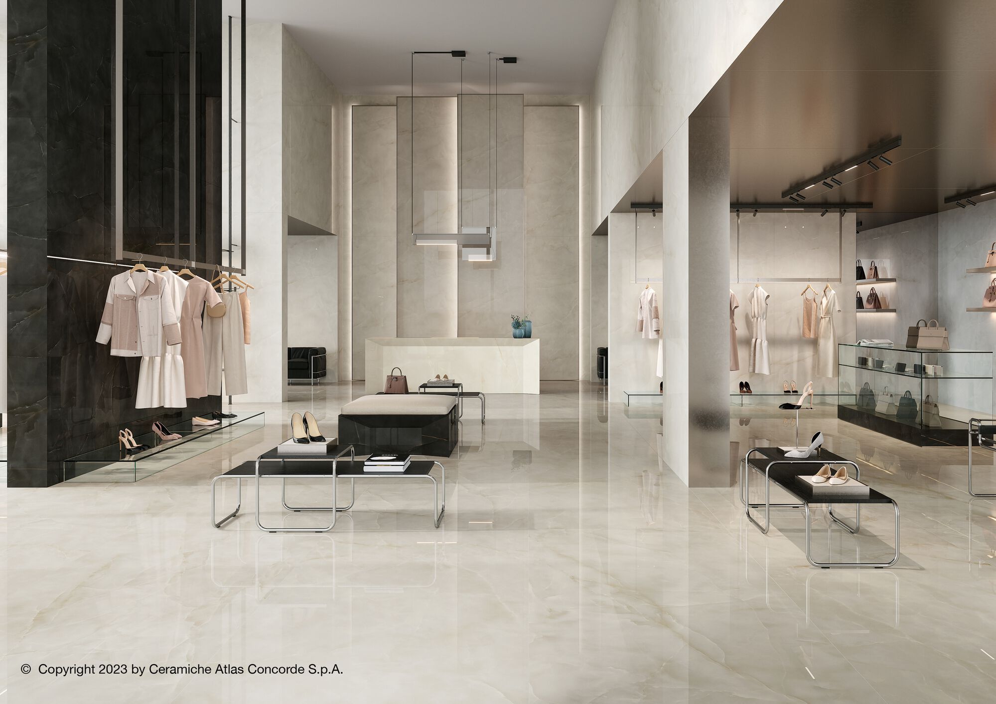 Напольное / керамогранит с эффектом оникса Atlas Concorde Marvel Onyx ARCH-00100320 - Вид №37