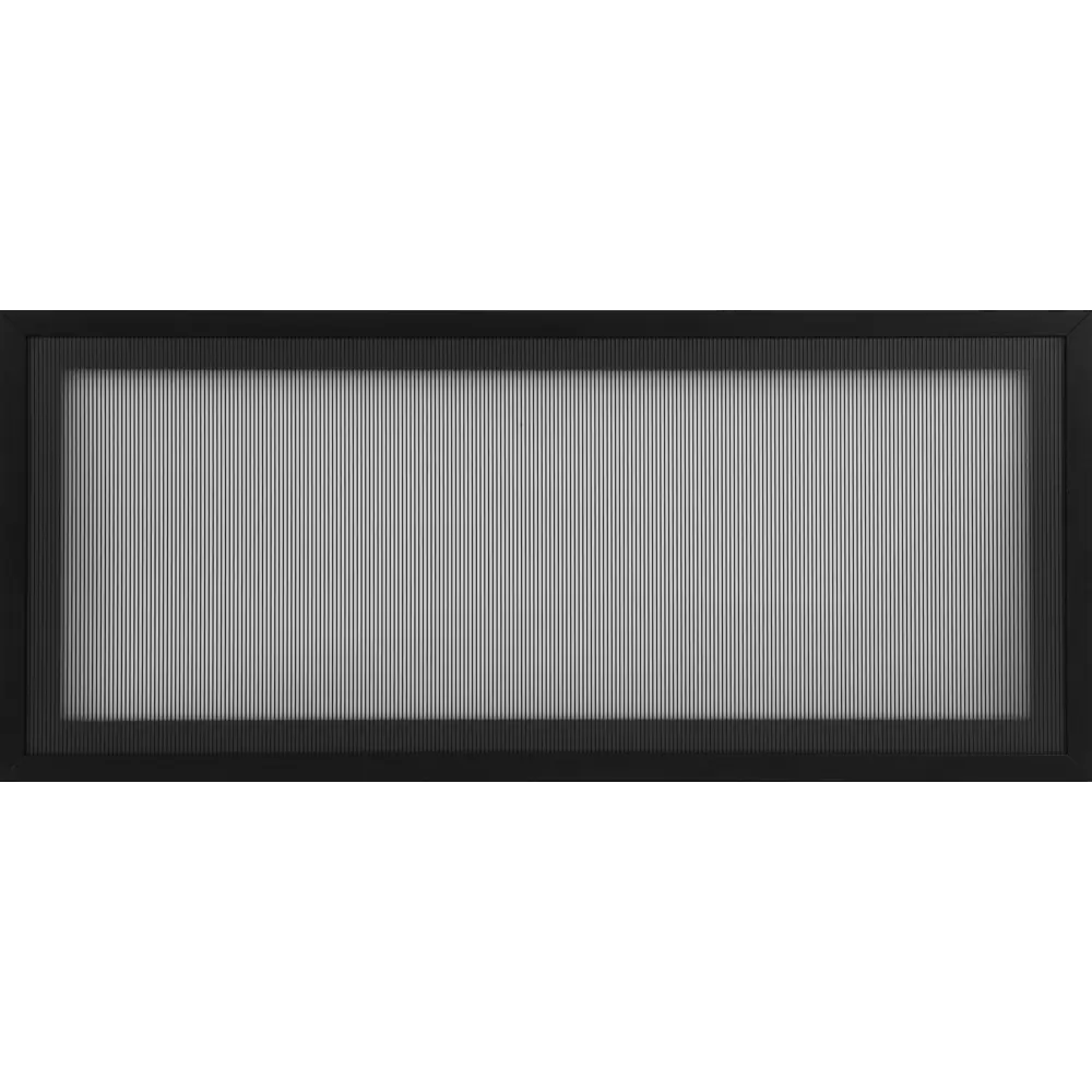 Витрина для шкафа Delinia «Лайн» 80x35 см, алюминий/стекло, цвет чёрный ЛайнБлэк STLM-2017927