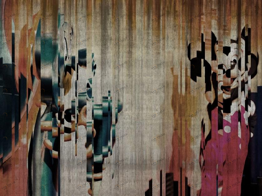 Wall&decò Поп-арт обои Contemporary wallpaper 2012 sun-id-1513352