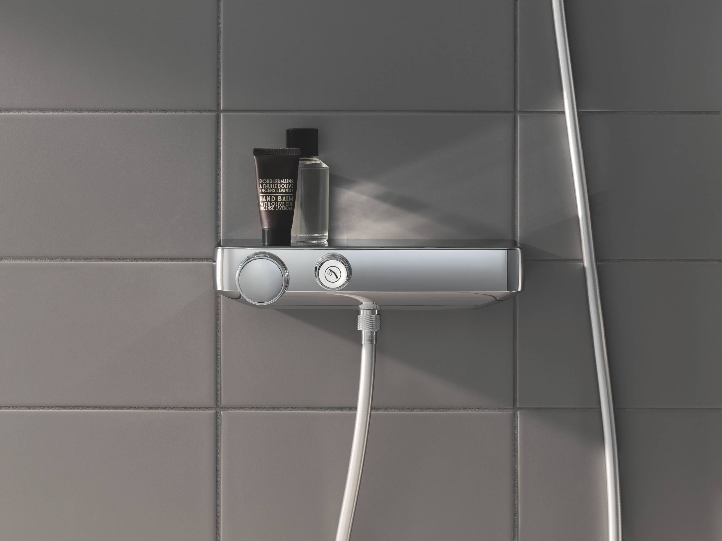 Термостатический смеситель для душа GROHE GRT SmartControl и душевой гарнитур Euphoria 110 Massage с душевой штангой 900 мм (34721000) - Вид №5
