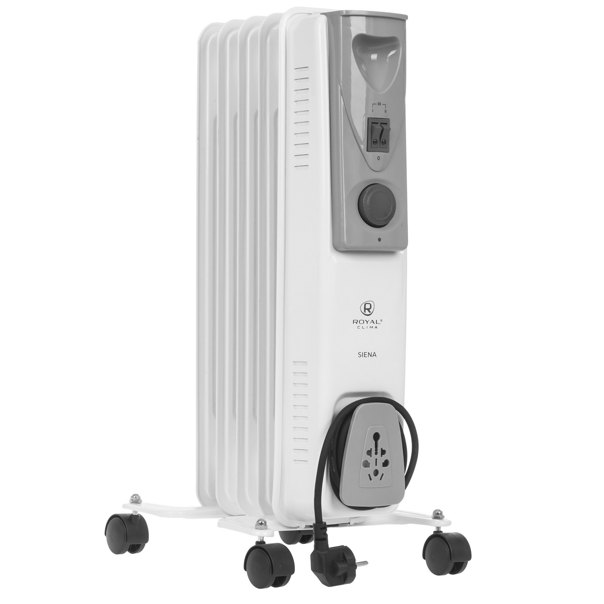 9151233 Масляный обогреватель Royal Clima ROR-S5-1000M белый STDN-0009766