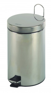 PP1305CS Круглая корзина с педалью объемом 5 литров. mediclinics