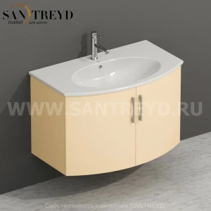 MDMA80Y013 Тумба с двумя створками 78 см бежевая Globo 4ALL Италия