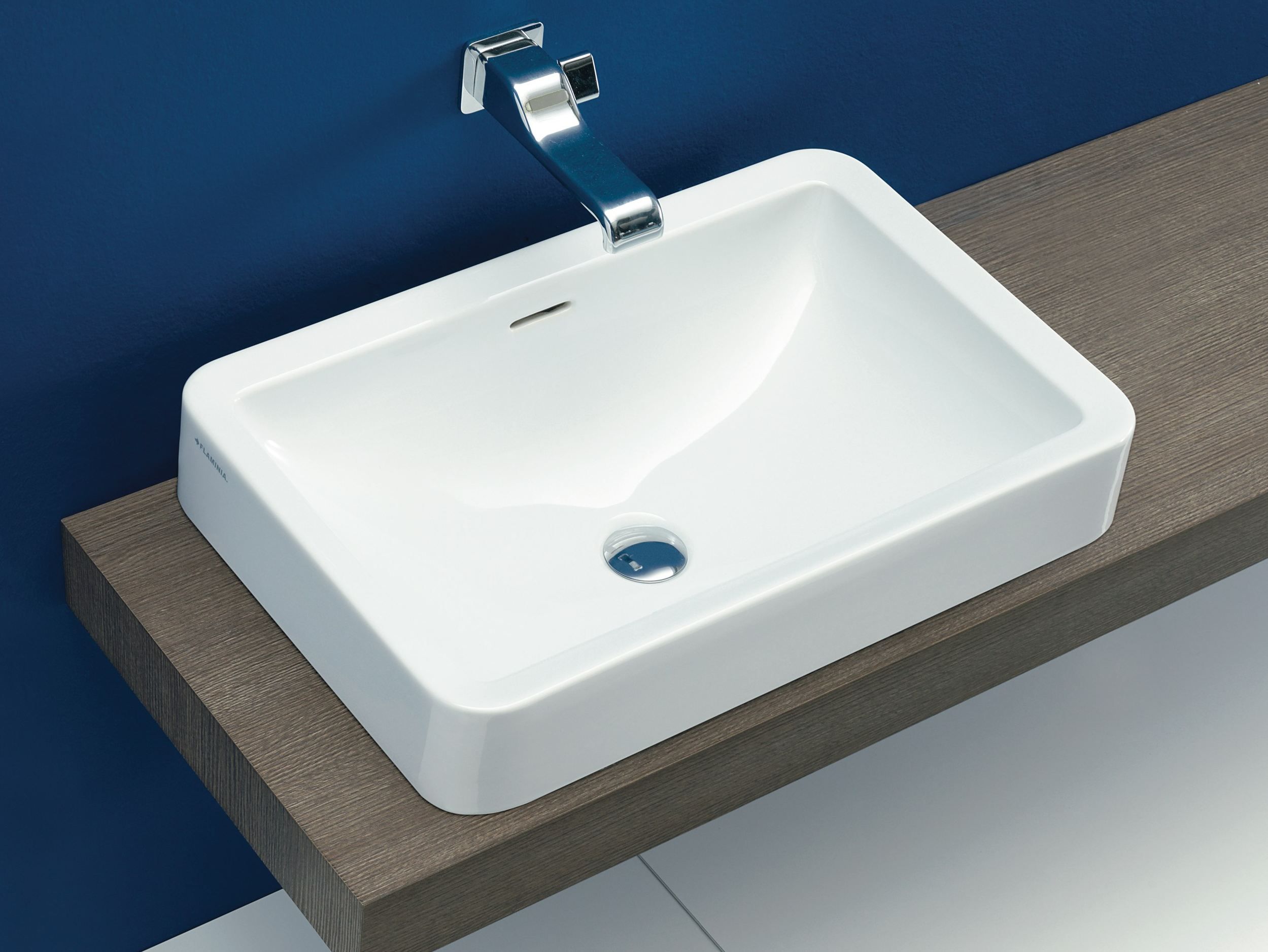 Керамическая раковина с переливом Ceramica Flaminia Nile ARCH-00140195