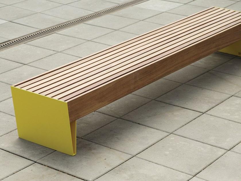 mmcité1 Скамейка из стали и дерева Blocq sun-id-1489594 - Вид №6