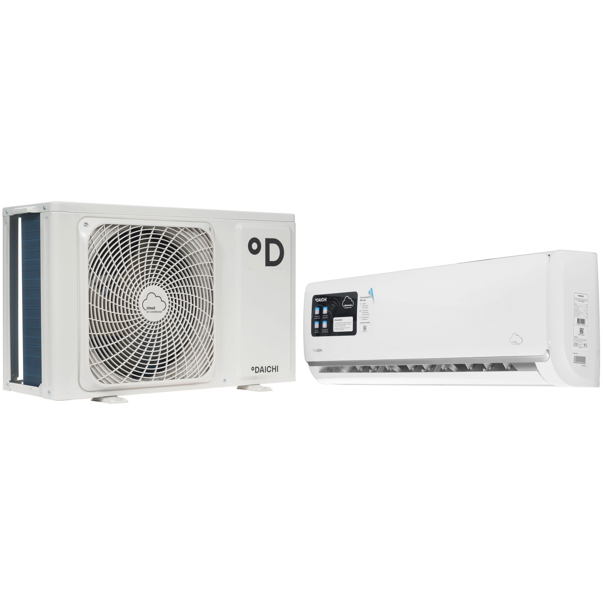 5048750 Кондиционер настенный сплит-система Daichi A35AVQ2/A35FV2 белый STDN-0110130