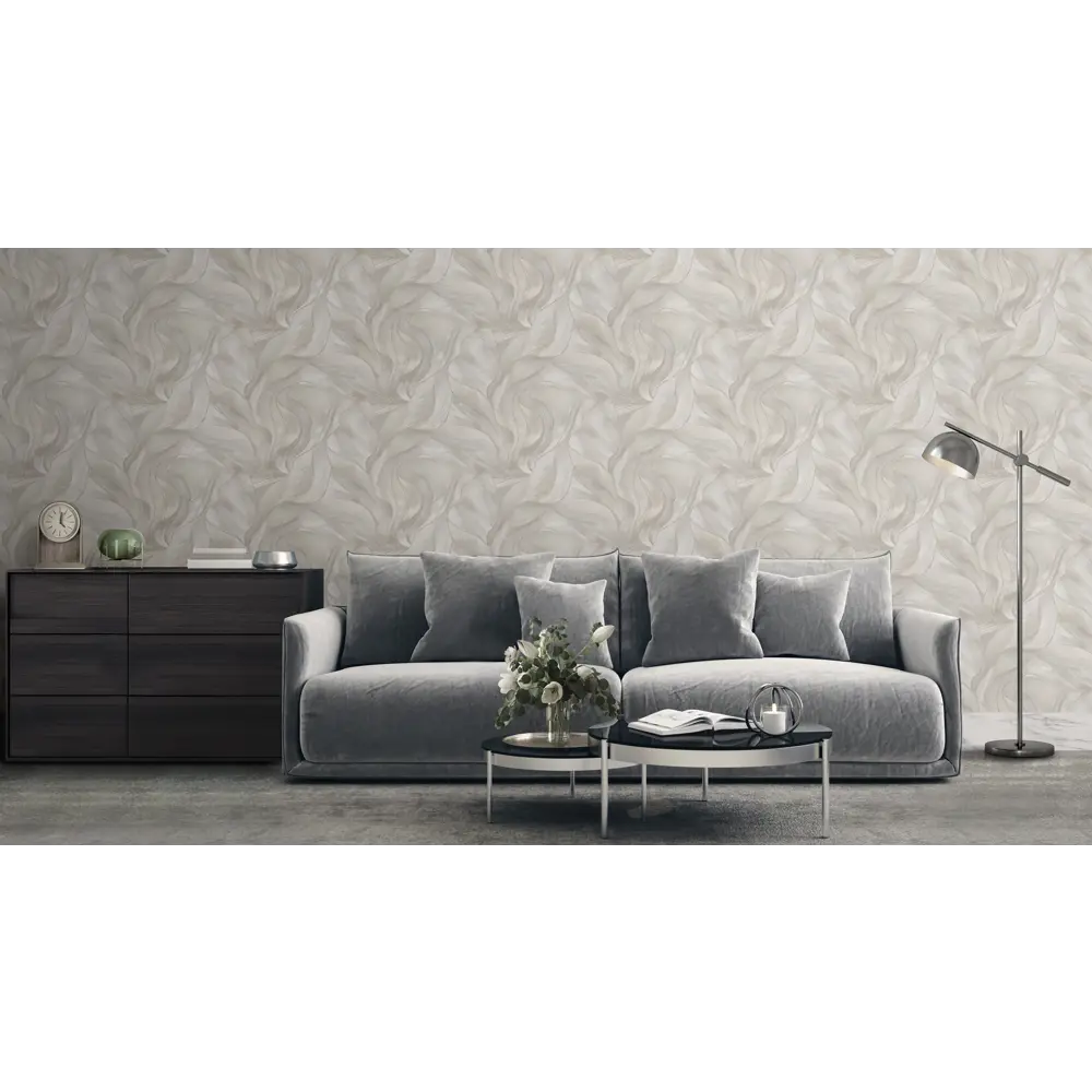 Флизелиновые обои Ateliero Armand серые 1.06 м 89423713 STLM-1571980 - Вид №4