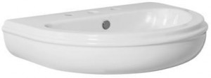 CHLP07051T0M Подвесная раковина настенная круглая Azzurra Ceramica CHARME белая