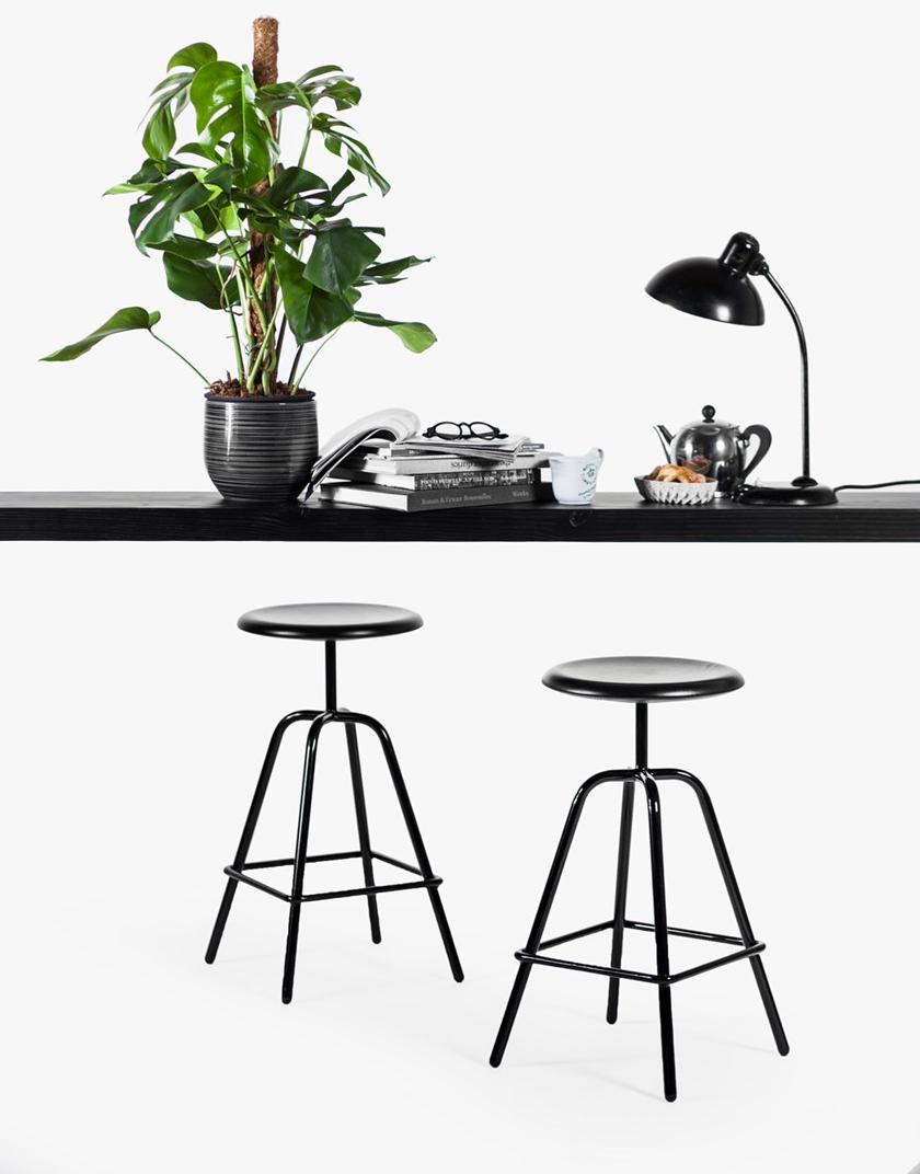 Atelier Haußmann Высокий табурет из стали и дерева sun-id-1400560 - Вид №9