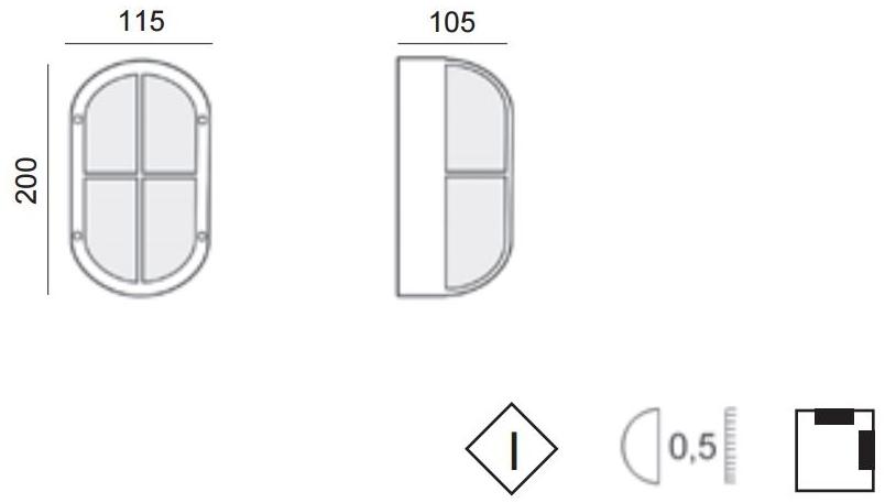 BEL-LIGHTING Настенный светильник для улицы / потолочный светильник для улицы из металла  122a  - Вид №1