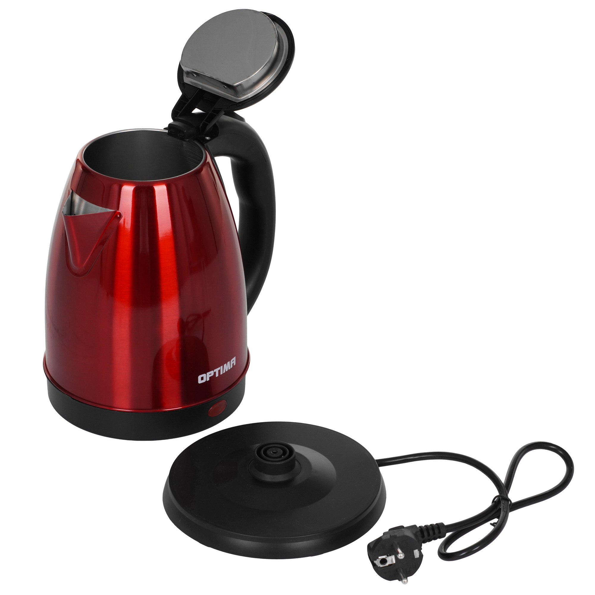 9269568 Электрочайник OPTIMA EK-1808SS красный STDN-0104246 - Вид №4