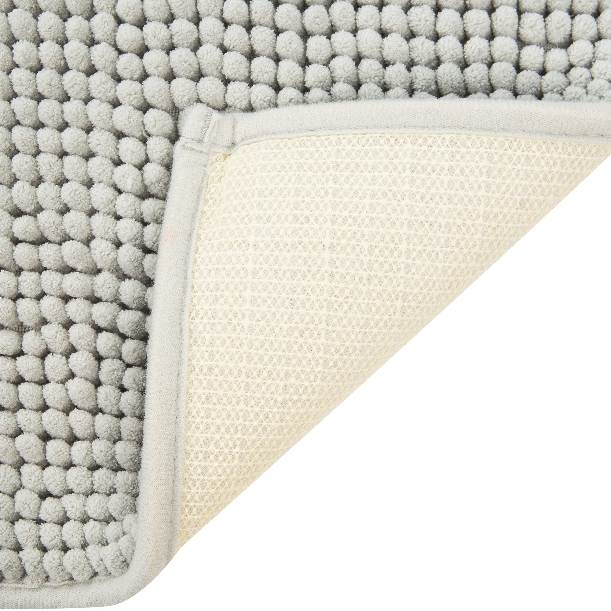 82490632 Коврик для туалета 45x45 см цвет серый Merci Santreyd - Вид №2