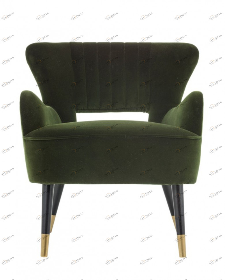 Кресло Swan зеленое ICON DESIGNE ДИЗАЙНЕРСКИЕ 178019 Зеленый 