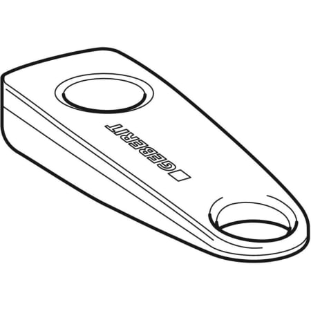 115.831.00.1 Пульт очистки Geberit Geberit  - Вид №1